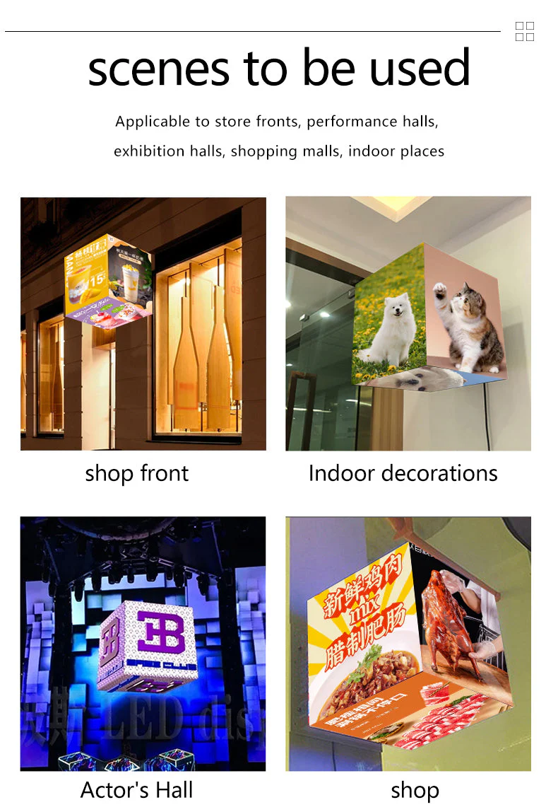 Customized Magic Cubic LED Display – Design Your Own LED Cube (Any Size, Pixel Pitch & Face Count) | Get a Quot Now - Image 10