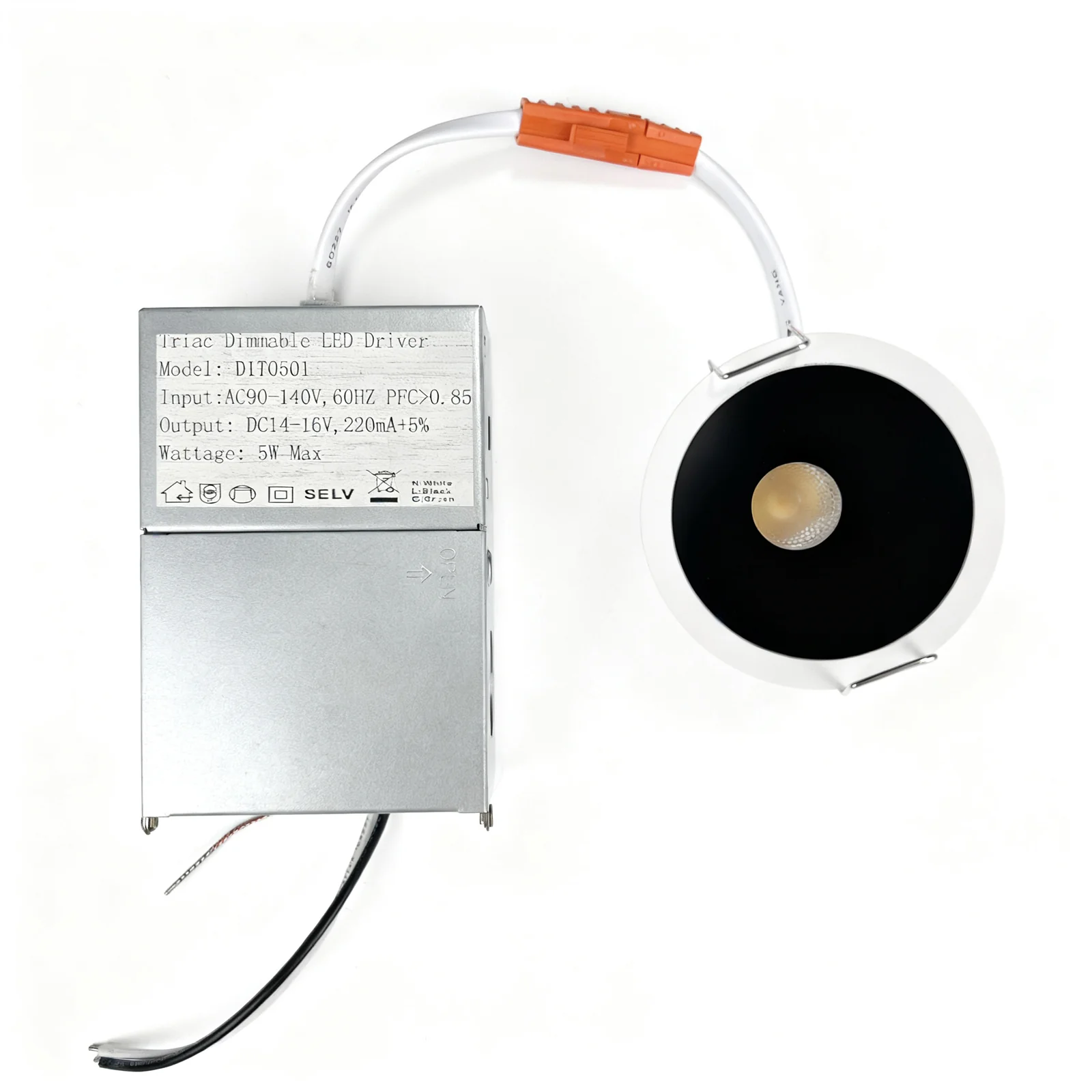 PRO-1 Series Deep Anti-Glare Full Spectrum LED Downlight Sample Pack – 1 Pack | 100–130V | Choose Any Model (PRO-1A / 1B / 1C) | CRI>95 | 24° Beam | 5CCT Adjustable (2700K–5000K) | White Housing - Image 16