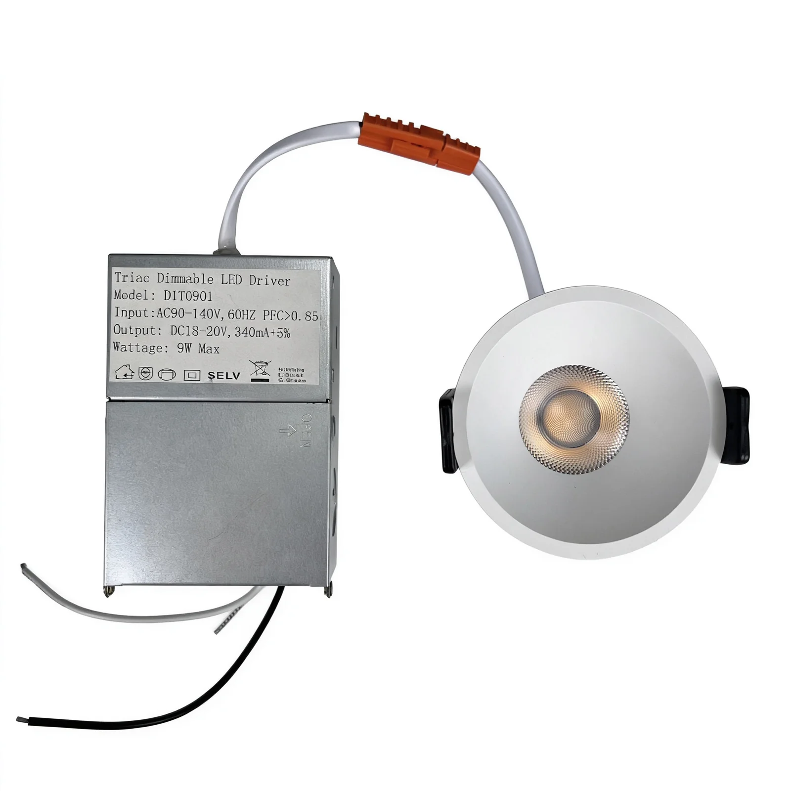 PRO-1 Series Deep Anti-Glare Full Spectrum LED Downlight Sample Pack – 1 Pack | 100–130V | Choose Any Model (PRO-1A / 1B / 1C) | CRI>95 | 24° Beam | 5CCT Adjustable (2700K–5000K) | White Housing - Image 4