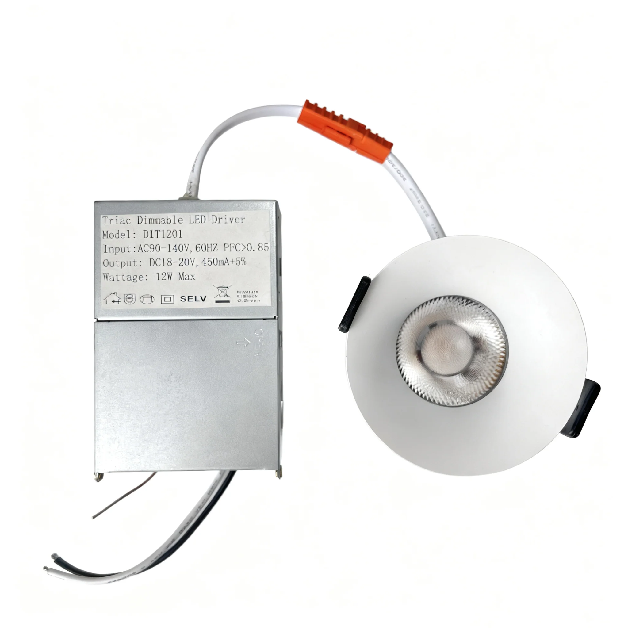 PRO-1B Series Deep Anti-Glare Full Spectrum LED Downlight | 90–140V | 4/10 Pack | 7W / 9W / 12W | 5CCT Adjustable | 24° Beam | White Housing | CRI>97 | Commercial Ceiling Recessed Light - Image 8