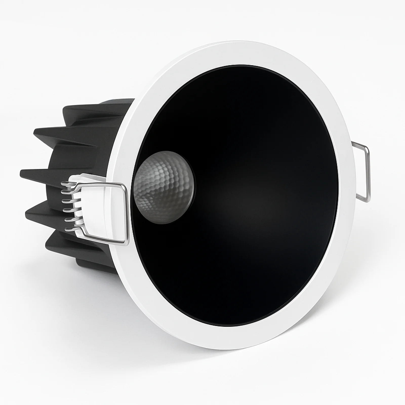 PRO-1C Series Deep Anti-Glare Full Spectrum LED Downlight | 90–140V | 4/10 Pack | 5W / 9W | 5CCT Adjustable | 24° Beam | White Housing | CRI>97 | Commercial Ceiling Recessed Light - Image 4