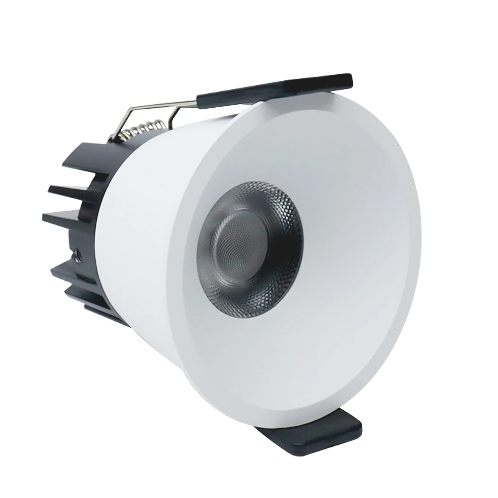 PRO-2A Series Deep Anti-Glare Full Spectrum LED Downlight | 200–240V | 4/10 Pack | 7W / 9W / 12W | 3000K / 4000K / 5000K | 24° Beam | White Housing | CRI>95 | Commercial Ceiling Recessed Light - Image 3