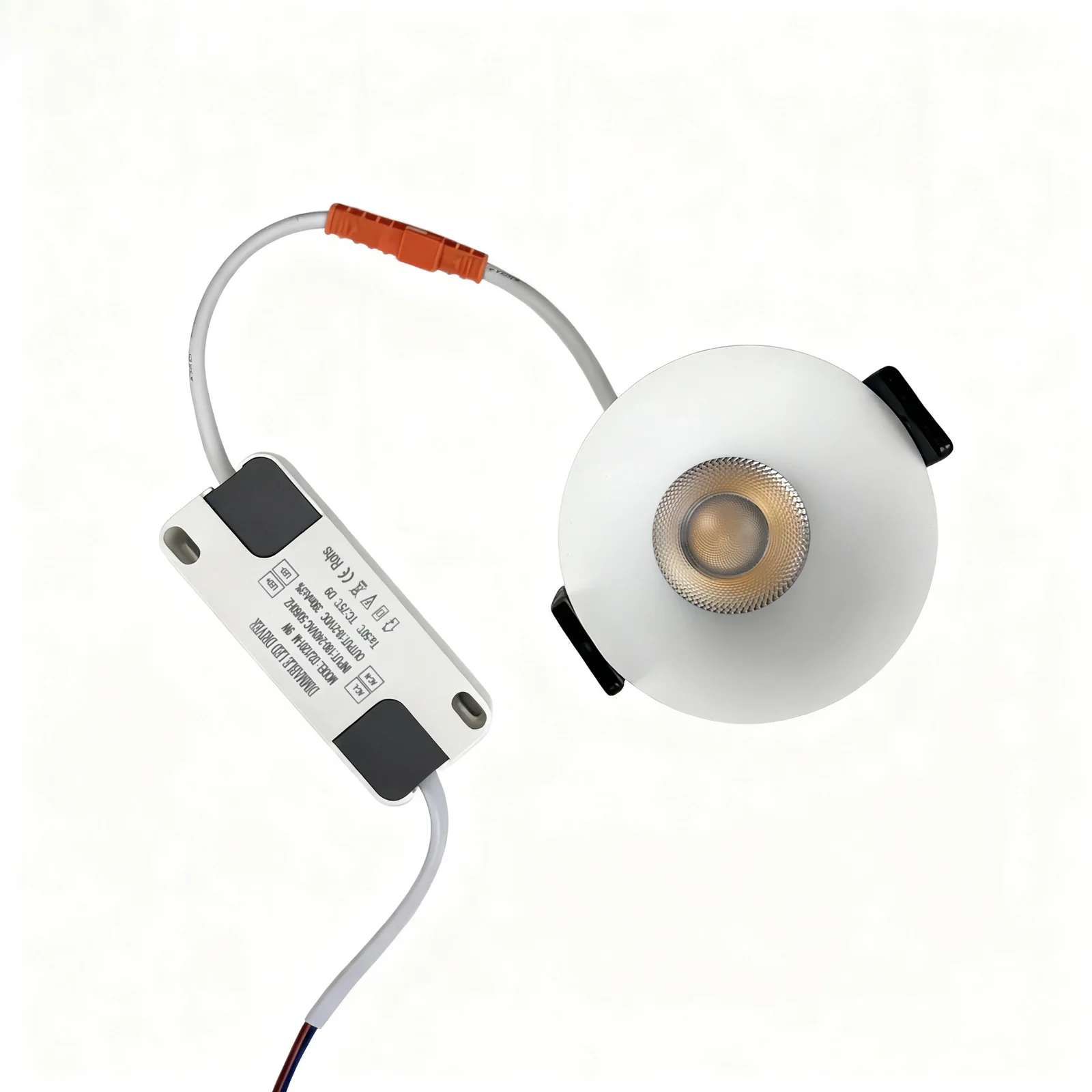 PRO-2B Series Deep Anti-Glare Full Spectrum LED Downlight | 200–240V | 4/10 Pack | 7W / 9W / 12W | 3000K / 4000K / 5000K | 24° Beam | White Housing | CRI>95 | Commercial Ceiling Recessed Light - Image 4