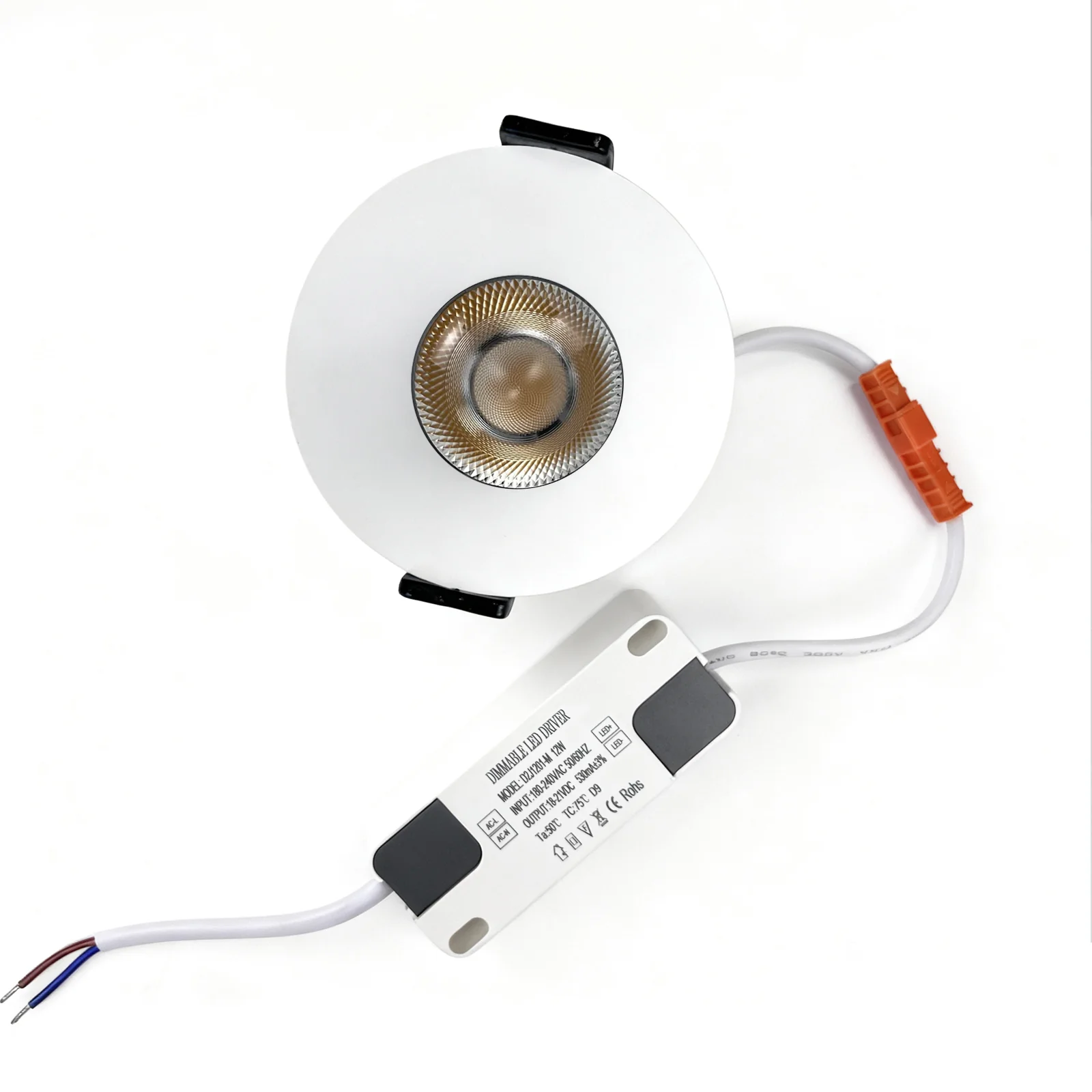 PRO-2B Series Deep Anti-Glare Full Spectrum LED Downlight | 200–240V | 4/10 Pack | 7W / 9W / 12W | 3000K / 4000K / 5000K | 24° Beam | White Housing | CRI>95 | Commercial Ceiling Recessed Light - Image 6