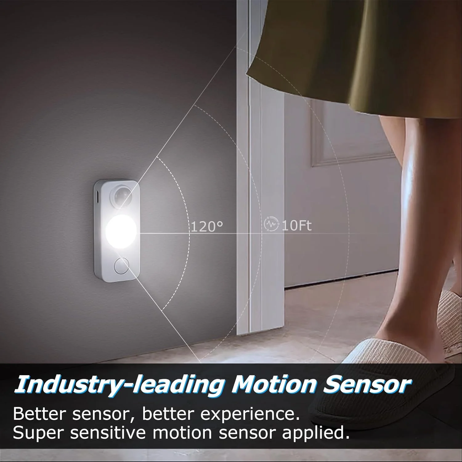 Rechargeable LED Puck Closet Light – 4/6/8 Pack | Motion Sensor, Tap Switch, Dimmable | Warm / Daylight White | Black / White Finish | Easy Mounting for Closets & Cabinets - Image 8