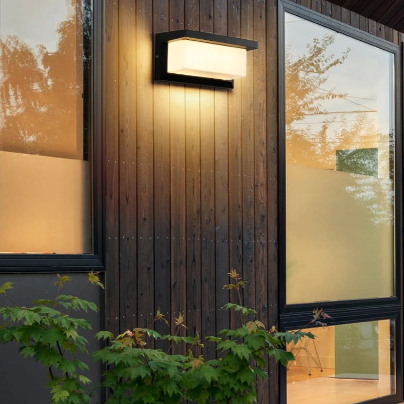 Rectangular Top Cap Waterproof LED Wall Light – 18W | 3000K / 4000K/ 6000K | Black Housing | Up & Down Outdoor Wall Sconce for Porch, Garden, Balcony | Aluminum Housing | IP65 | 2-Pack - Image 3