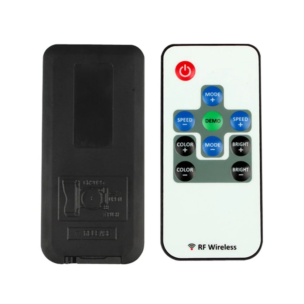 RF Wireless Mini LED Controller with 10-key Remote 5V-24V 12A / 3 Channels for RGB/GRB LED Strip SMD5050 SMD3528 Color Changing - Image 2