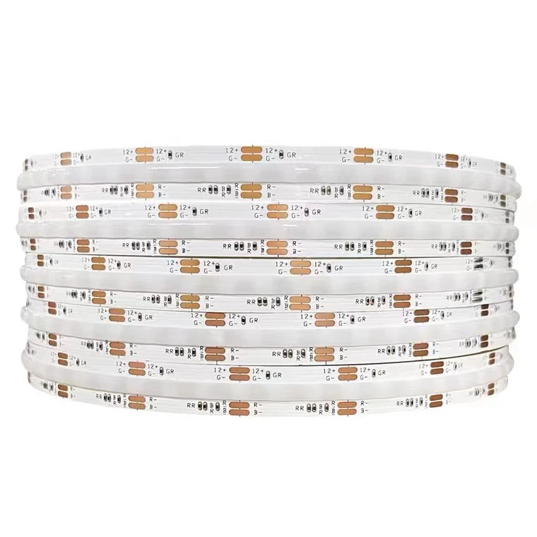 RGB COB Flexible LED Strip Light - 12V / 24V | 576 / 840 LEDs/m | RGB Color Changing | 10mm PCB | Dot-Free Continuous Lighting | Non-Waterproof | for Cabinets, Kitchen & Office Lighting | 5/50M - Image 3