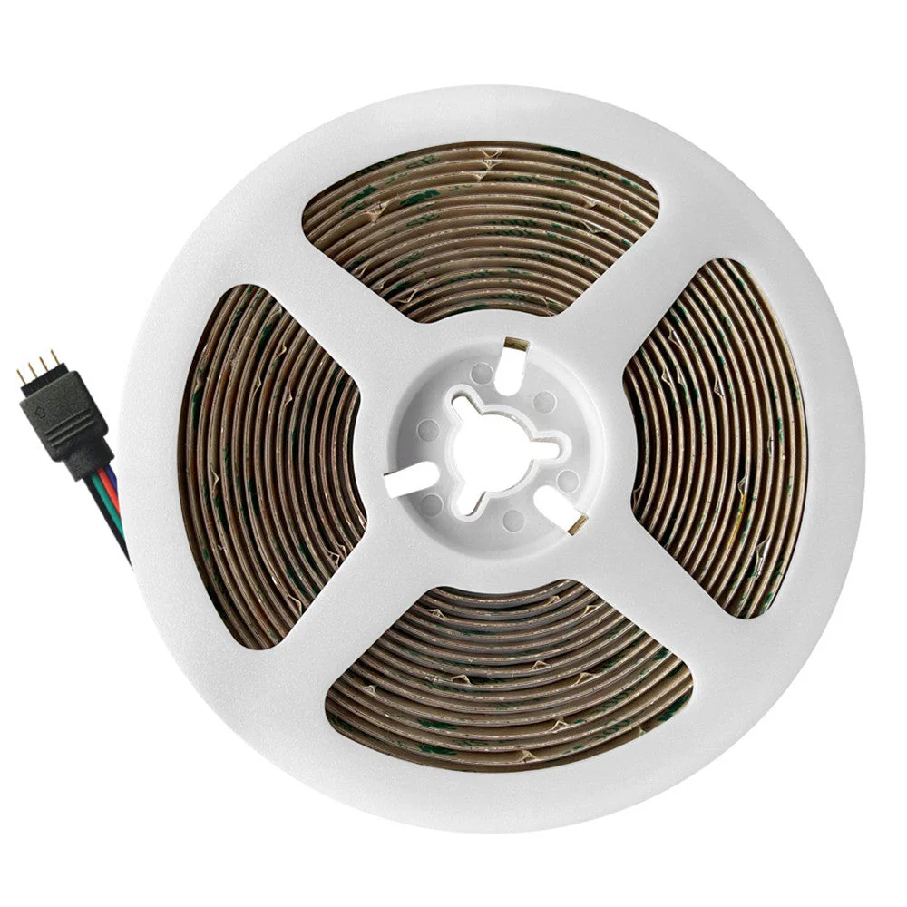 RGB COB Flexible LED Strip Light - 12V / 24V | 576 / 840 LEDs/m | RGB Color Changing | 10mm PCB | Dot-Free Continuous Lighting | Non-Waterproof | for Cabinets, Kitchen & Office Lighting | 5/50M - Image 4