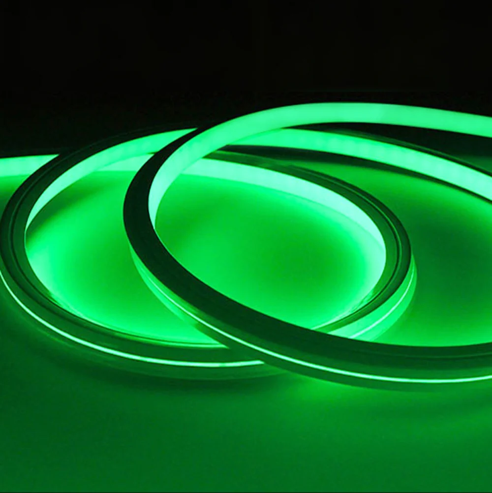 RGB Color Changing Neon LED Strip Light SMD5050 60LEDs/M | 16×16mm Flexible Silicone Neon Rope | IP67 Waterproof | Top-Bend & Side-Bend Options | 5M Roll (Strip Only) - Image 3