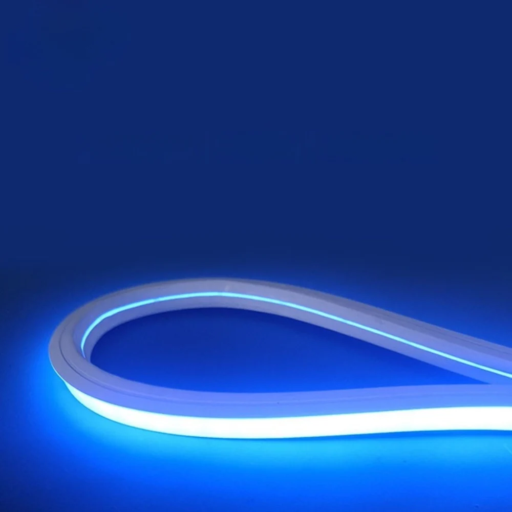 RGB Color Changing Neon LED Strip Light SMD5050 60LEDs/M | 16×16mm Flexible Silicone Neon Rope | IP67 Waterproof | Top-Bend & Side-Bend Options | 5M Roll (Strip Only) - Image 4