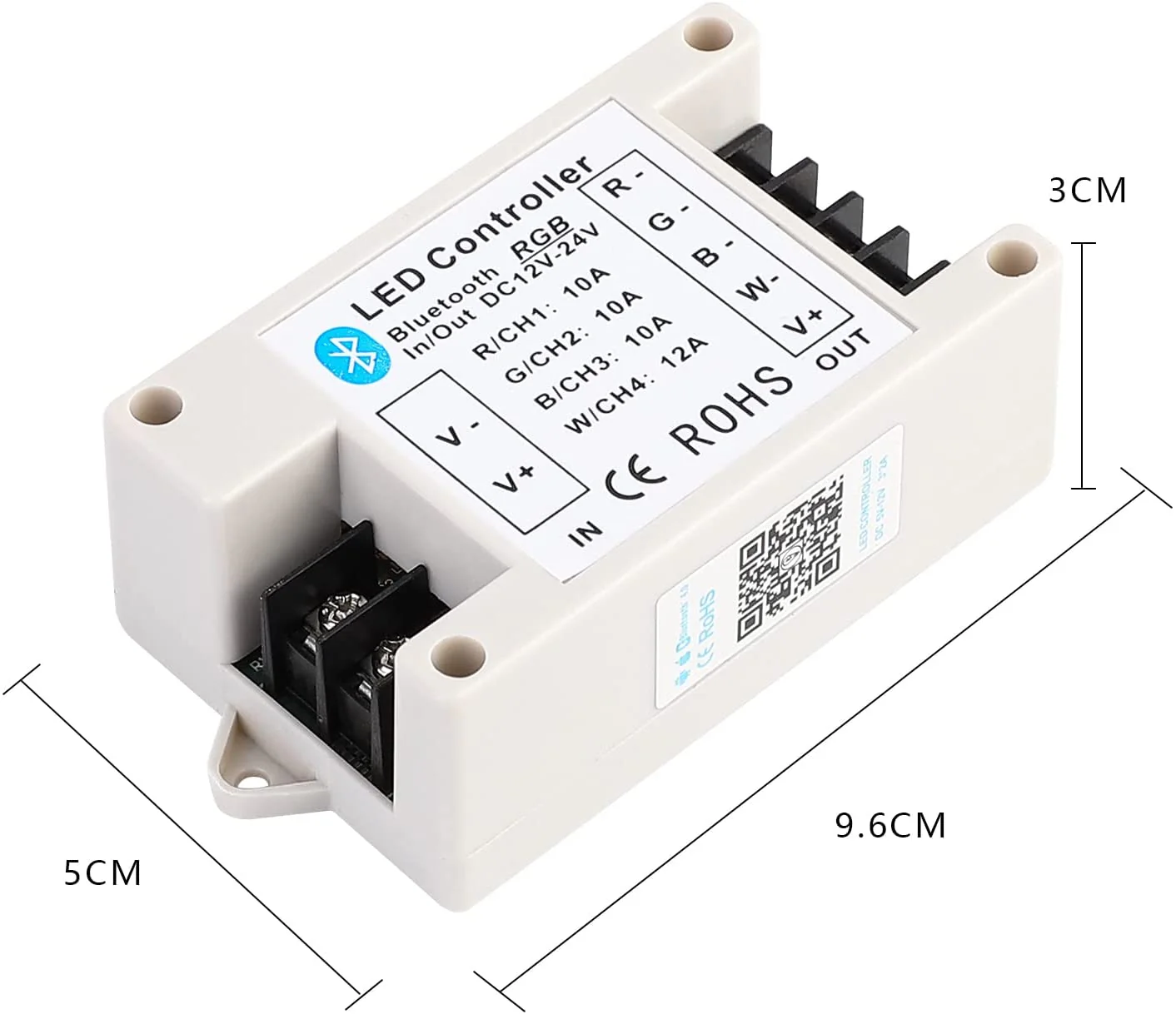 Bluetooth RGB/RGBW LED Strip Controller – DC12V-24V | Smartphone APP Control (iOS & Android) | For LED Strips - Image 5