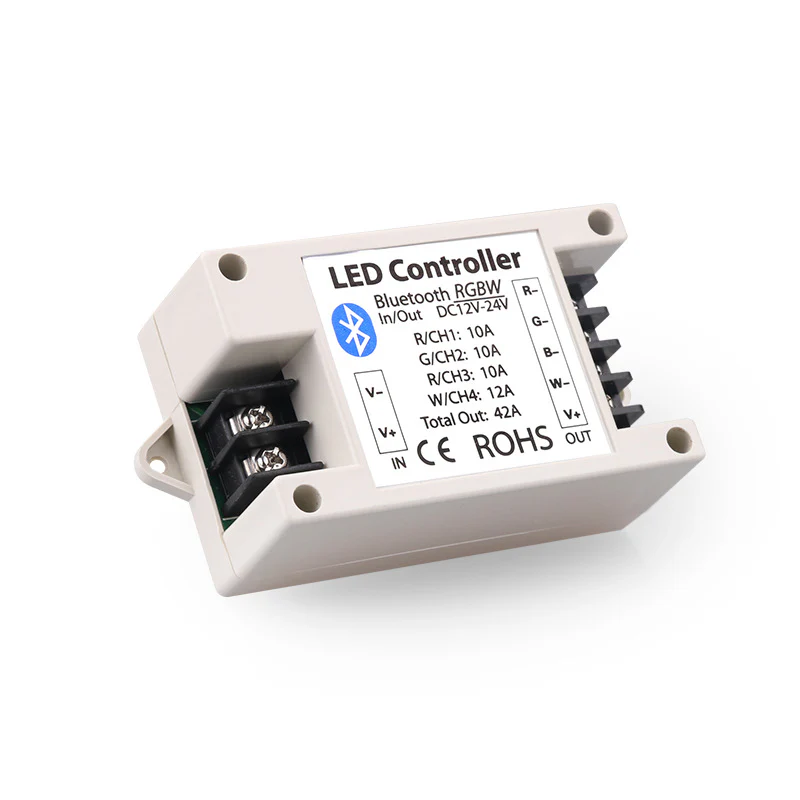 Bluetooth RGB/RGBW LED Strip Controller – DC12V-24V | Smartphone APP Control (iOS & Android) | For LED Strips - Image 6