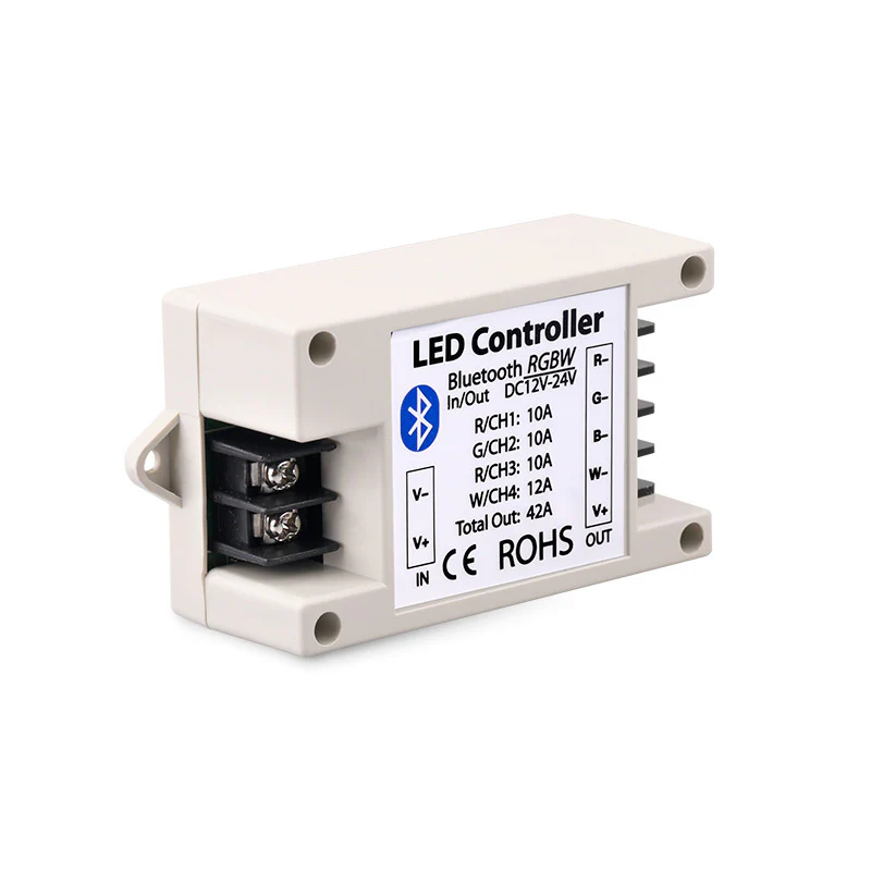 Bluetooth RGB/RGBW LED Strip Controller – DC12V-24V | Smartphone APP Control (iOS & Android) | For LED Strips - Image 7