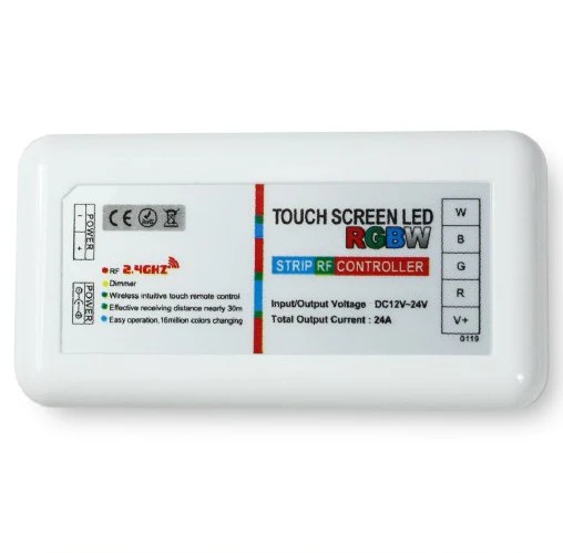 RGBW 2.4G RF Wireless Remote Controller with Color Ring Touchable Remote for 12V or 24V RGBW / RGBWW Color LED Flexible Strip Lights - Image 3