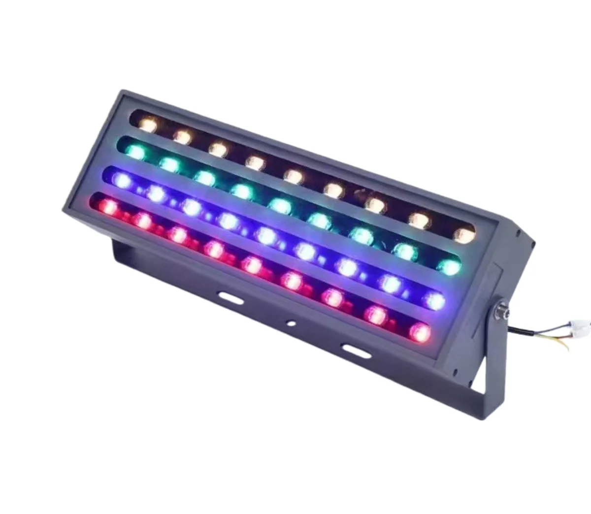 RGBW Rainbow Outdoor LED Flood Light, IP66 Waterproof Landscape Spotlight, 30W / 50W / 100W, AC 86–265V, Adjustable Bracket - Image 7