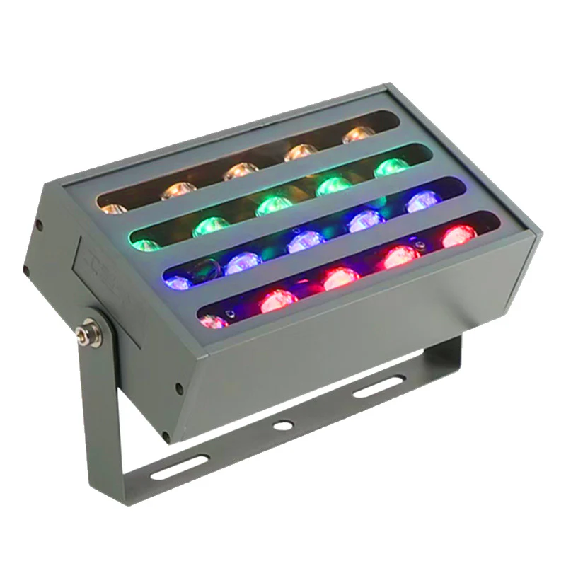RGBW Rainbow Outdoor LED Flood Light, IP66 Waterproof Landscape Spotlight, 30W / 50W / 100W, AC 86–265V, Adjustable Bracket - Image 8