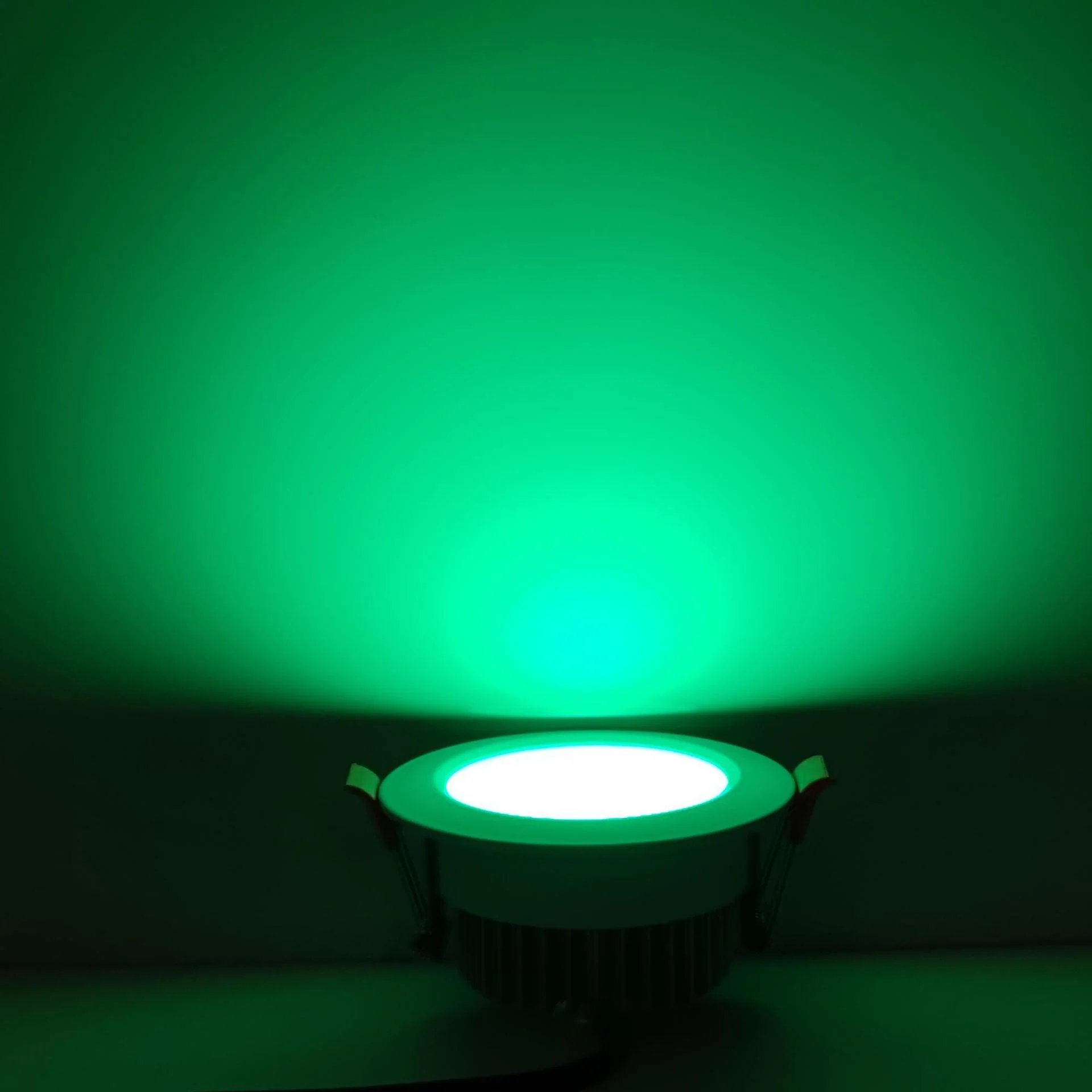 RGBW/RGBWW Super Bright Modern Recessed LED Lighting | 24V | 4W / 6W / 8W / 12W / 24W / 30W / 36W / 40W | White Round Embedded LED DownLights | 4 / 10Pack | Not Include RGBW Controller and Power Supply - Image 7