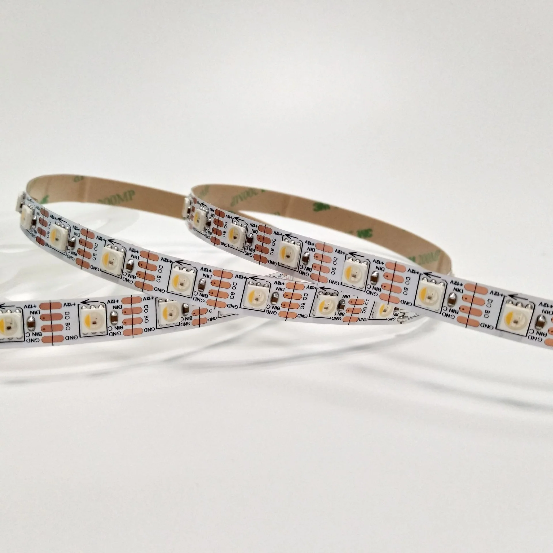 DC12V WS2815 RGBWIC LED Strip Light - 10mm PCB | RGBWW(RGB+3000K) | 4-In-1 SMD5050 Individually Addressable | Breakpoint Resume | 30/60/96 LEDs/M | White PCB | IP00 / IP65 / IP67 | for Party, Decoration, Home DIY Lighting Projects | 5/50M - Image 4