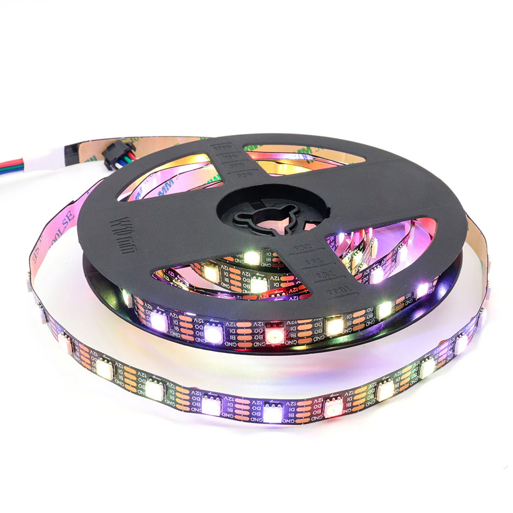 DC12V WS2815 RGBWIC LED Strip Light - 10mm PCB | RGBWW(RGB+3000K) | 4-In-1 SMD5050 Individually Addressable | Breakpoint Resume | 30/60/96 LEDs/M | White PCB | IP00 / IP65 / IP67 | for Party, Decoration, Home DIY Lighting Projects | 5/50M - Image 7