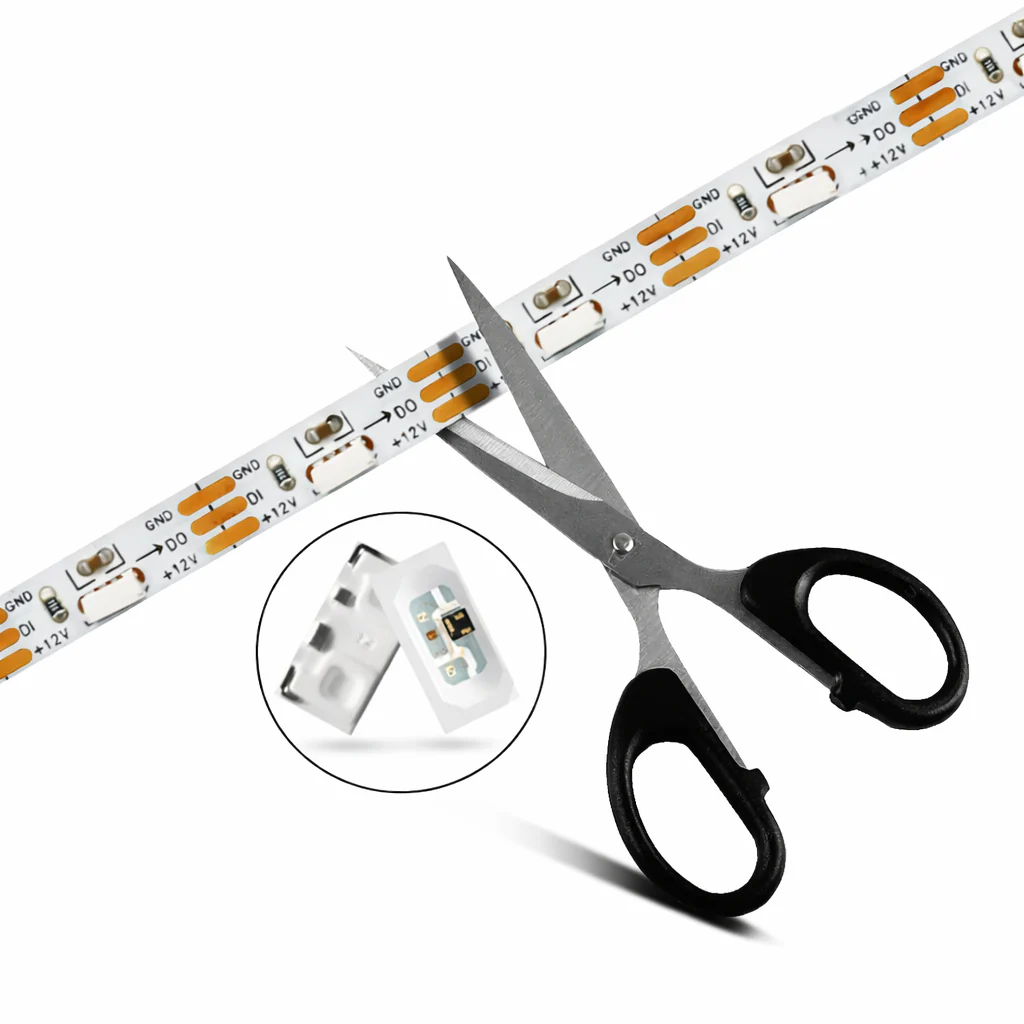 Side Emitting SMD4020 RGB LED Strip Light - DC12V | 60 LEDs/M | 5mm PCB | Non-Waterproof | for Mirror, Kitchen Cabinet, Bedroom | 5/50M - Image 5