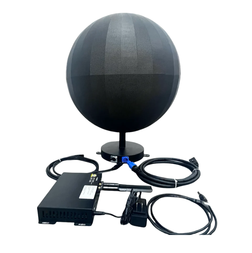 Small Indoor LED Sphere Display – Dia. 30cm/ 40cm / 50cm / 60cm / 85cm (1.3ft – 2.8ft), P1.86 / P2 | 360° Spherical Screen for Retail & Exhibits - Image 5