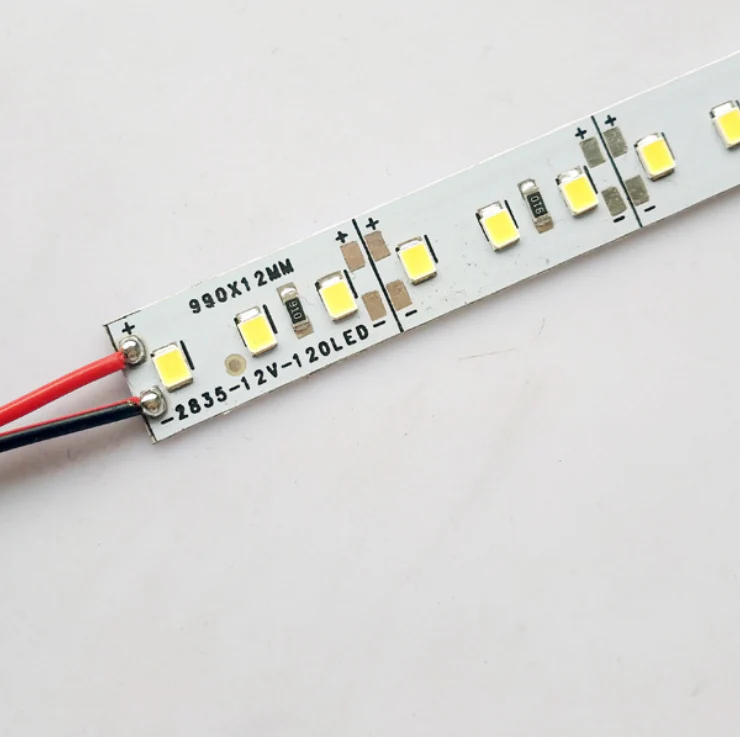 SMD2835 10MM Wide Rigid LED Strip Light – DC12V / 24V | 10mm PCB | 12W/M | 120 LEDs/M | 1Meter Length | Warm White / Natural White / Daylight White / Cool White / Blue / Red / Green | High Brightness Indoor Lighting | 10 / 50PCS - Image 4
