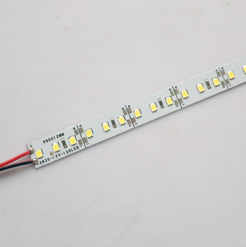 SMD2835 10MM Wide Rigid LED Strip Light – DC12V / 24V | 10mm PCB | 12W/M | 120 LEDs/M | 1Meter Length | Warm White / Natural White / Daylight White / Cool White / Blue / Red / Green | High Brightness Indoor Lighting | 10 / 50PCS - Image 5