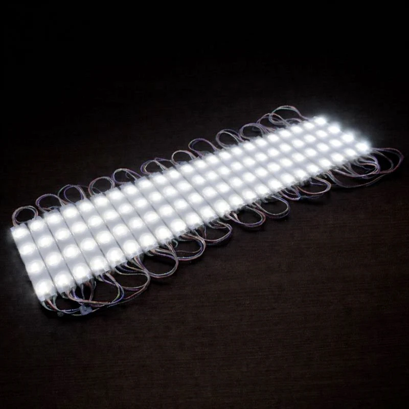 SMD2835 LED Module String – 3 LEDs/Module | 1.5 W 130 lm | 60×13 mm | DC 12 V | IP65 Waterproof with Adhesive Tape | for Light Box & Channel Letter Signage (20-pcs/String)– 10000K / 6500K / 4000K / 3000K / Red / Green / Blue / Yellow / Pink - Image 10
