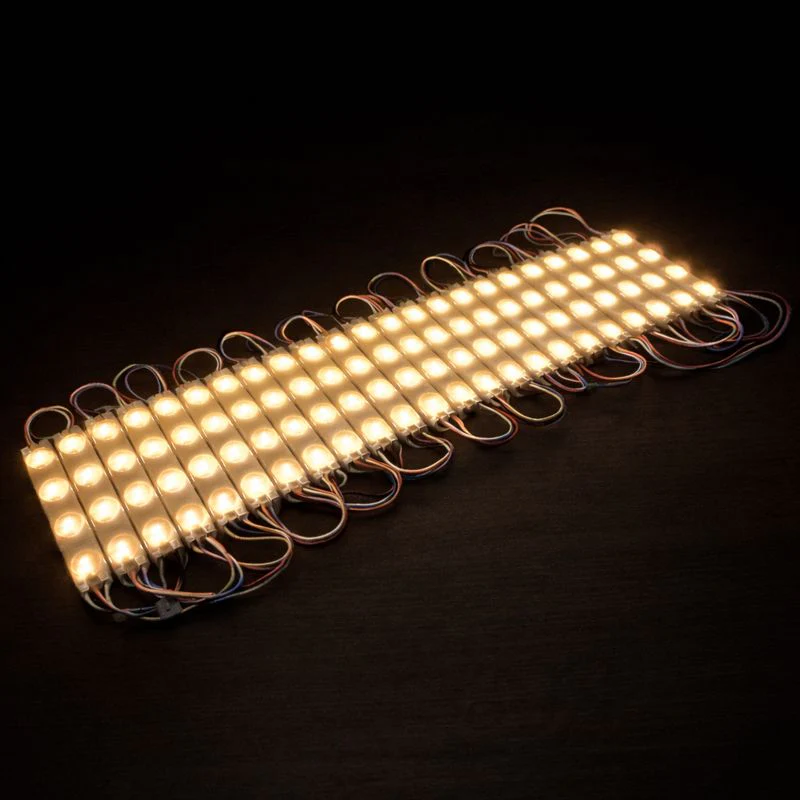 SMD2835 LED Module String – 3 LEDs/Module | 1.5 W 130 lm | 60×13 mm | DC 12 V | IP65 Waterproof with Adhesive Tape | for Light Box & Channel Letter Signage (20-pcs/String)– 10000K / 6500K / 4000K / 3000K / Red / Green / Blue / Yellow / Pink - Image 12