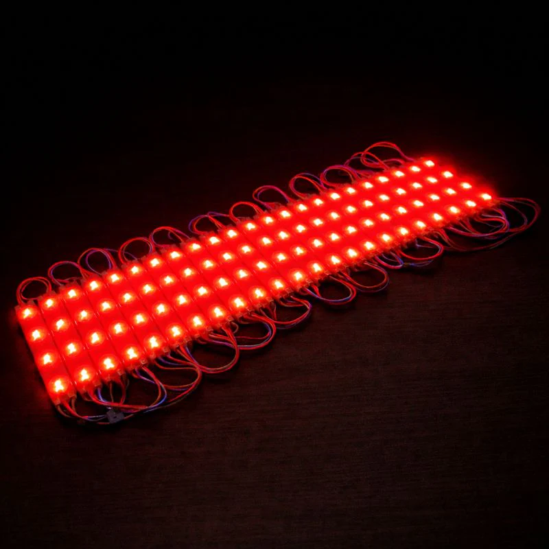 SMD2835 LED Module String – 3 LEDs/Module | 1.5 W 130 lm | 60×13 mm | DC 12 V | IP65 Waterproof with Adhesive Tape | for Light Box & Channel Letter Signage (20-pcs/String)– 10000K / 6500K / 4000K / 3000K / Red / Green / Blue / Yellow / Pink - Image 13