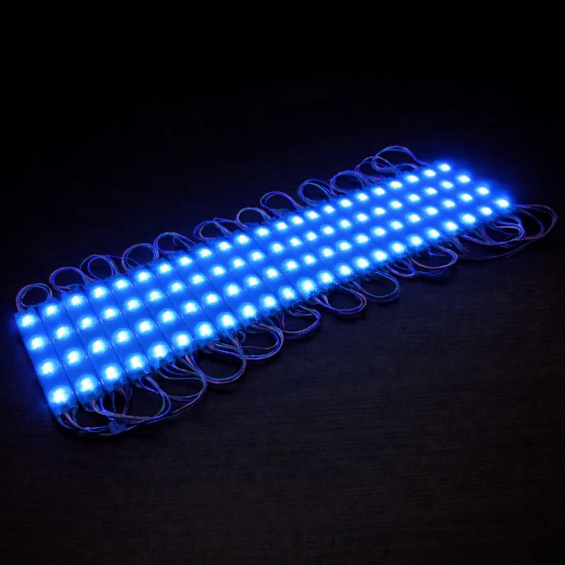 SMD2835 LED Module String – 3 LEDs/Module | 1.5 W 130 lm | 60×13 mm | DC 12 V | IP65 Waterproof with Adhesive Tape | for Light Box & Channel Letter Signage (20-pcs/String)– 10000K / 6500K / 4000K / 3000K / Red / Green / Blue / Yellow / Pink - Image 15