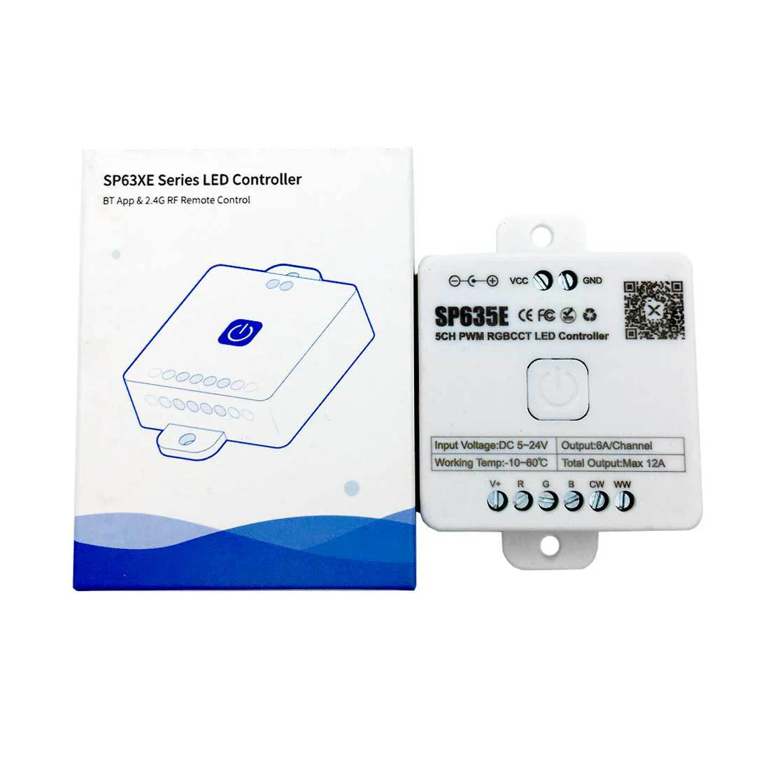 SP63X PWM Bluetooth Music LED Controller Series – DC5V-24V | APP + Music Control | For LED Strips & LED Lights (iOS/Android) - Image 10