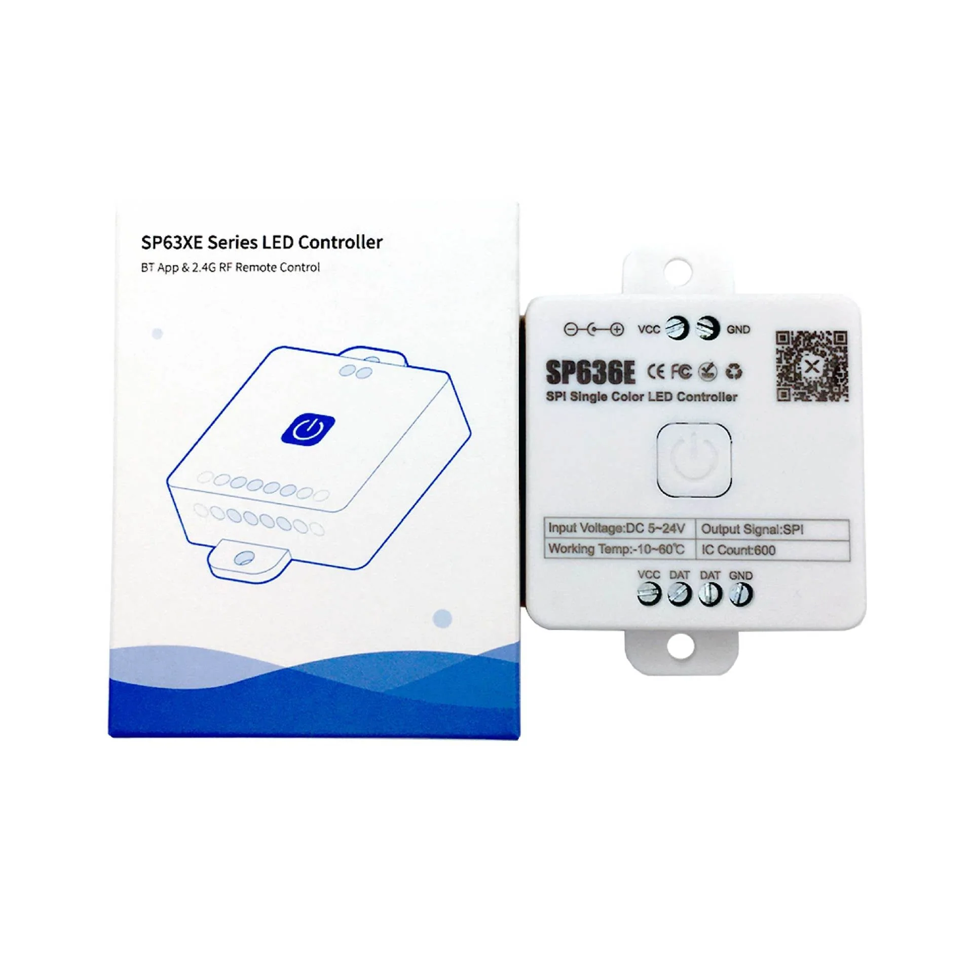 SP63X PWM Bluetooth Music LED Controller Series – DC5V-24V | APP + Music Control | For LED Strips & LED Lights (iOS/Android) - Image 12