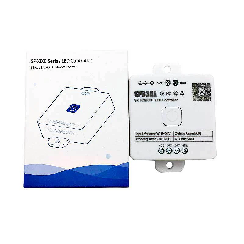 SP63X SPI Bluetooth Music LED Controller Series – DC5V-24V | APP + Music Control | For Addressable LED Strips & LED Lights (iOS/Android) - Image 23