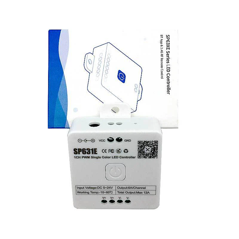 SP63X PWM Bluetooth Music LED Controller Series – DC5V-24V | APP + Music Control | For LED Strips & LED Lights (iOS/Android) - Image 5
