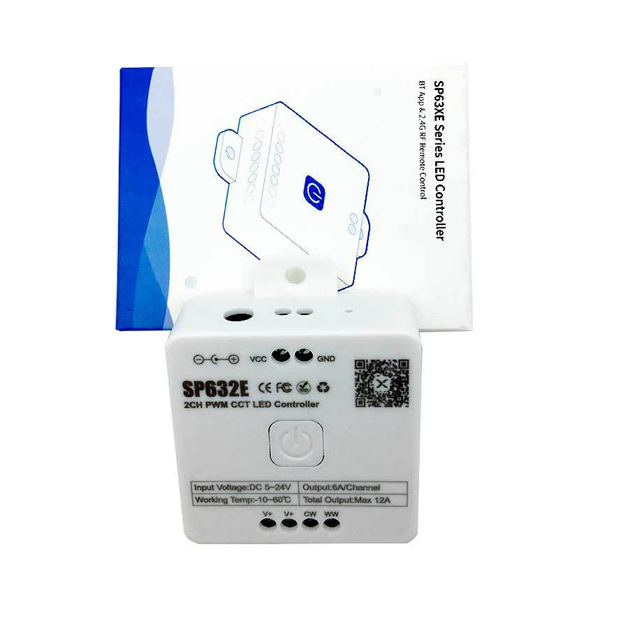 SP63X PWM Bluetooth Music LED Controller Series – DC5V-24V | APP + Music Control | For LED Strips & LED Lights (iOS/Android) - Image 6