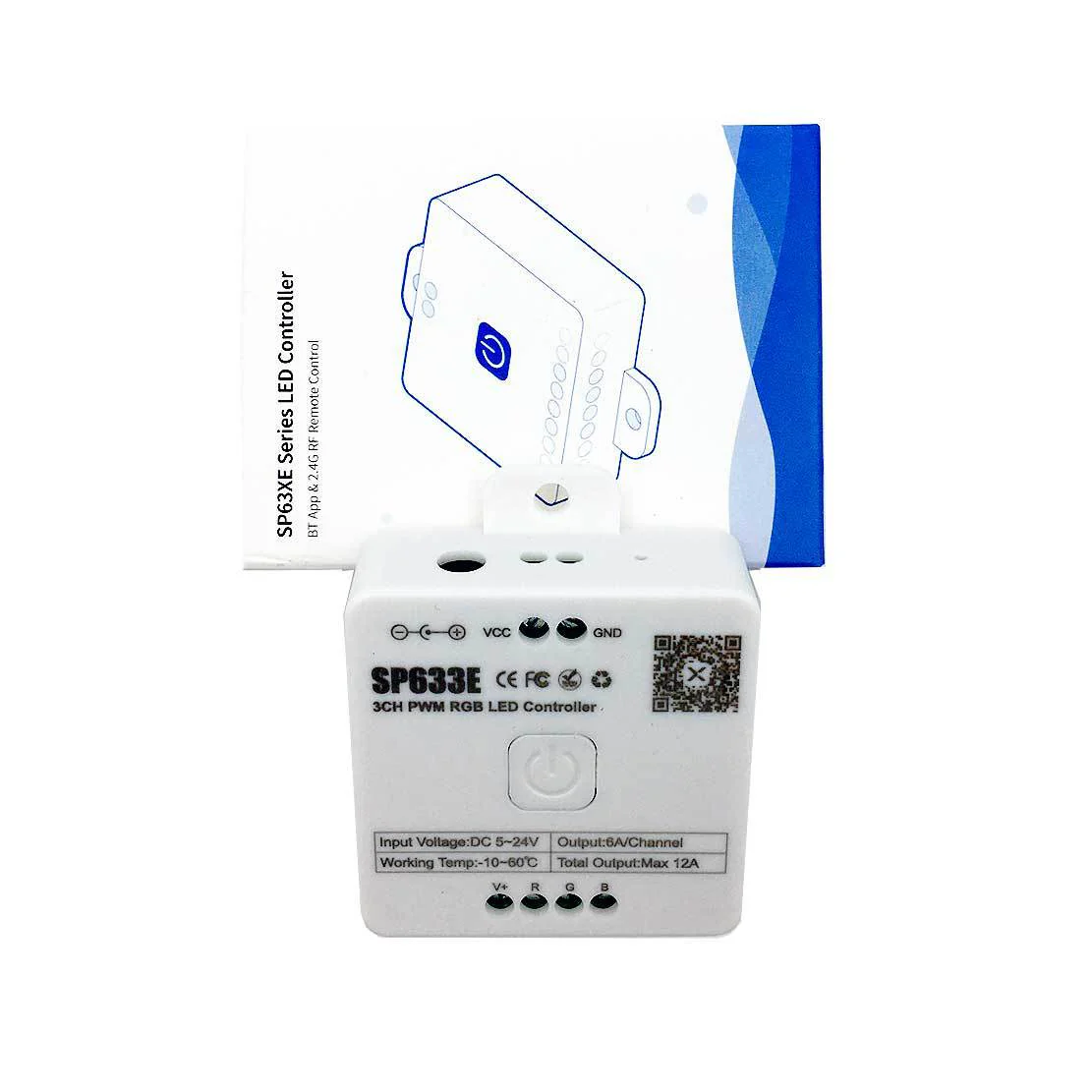 SP63X PWM Bluetooth Music LED Controller Series – DC5V-24V | APP + Music Control | For LED Strips & LED Lights (iOS/Android) - Image 7