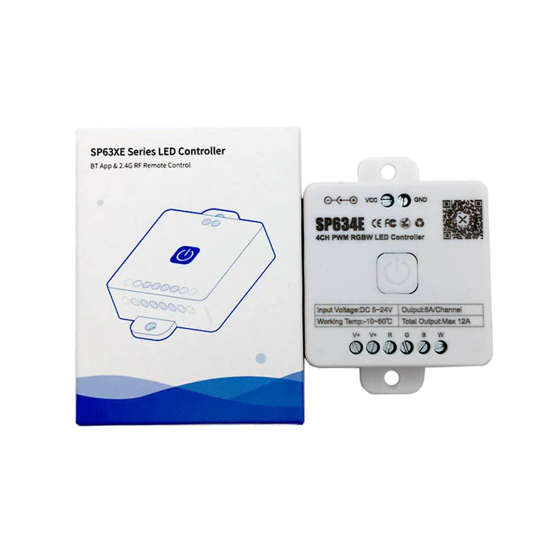 SP63X PWM Bluetooth Music LED Controller Series – DC5V-24V | APP + Music Control | For LED Strips & LED Lights (iOS/Android) - Image 8