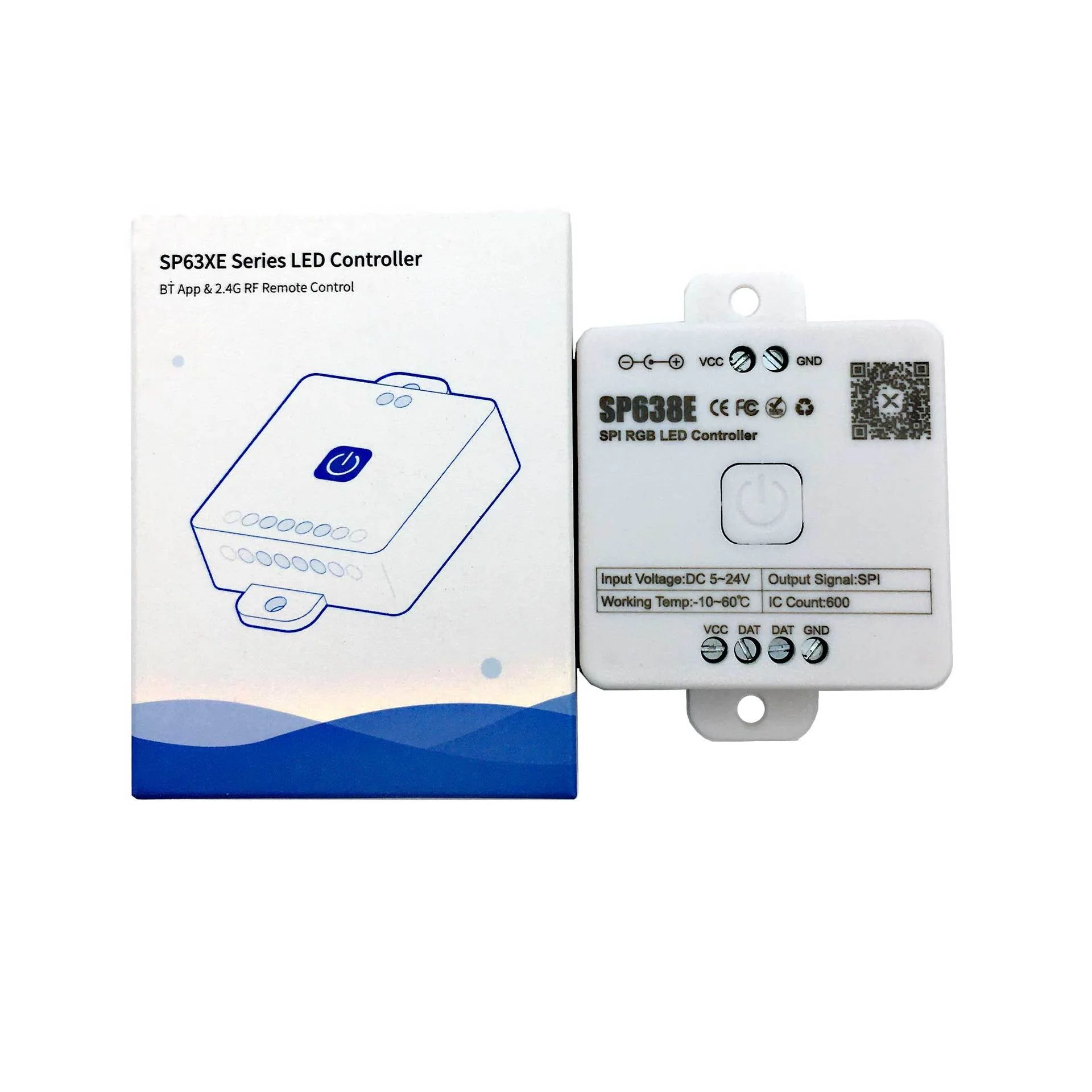 SP63X PWM Bluetooth Music LED Controller Series – DC5V-24V | APP + Music Control | For LED Strips & LED Lights (iOS/Android) - Image 9