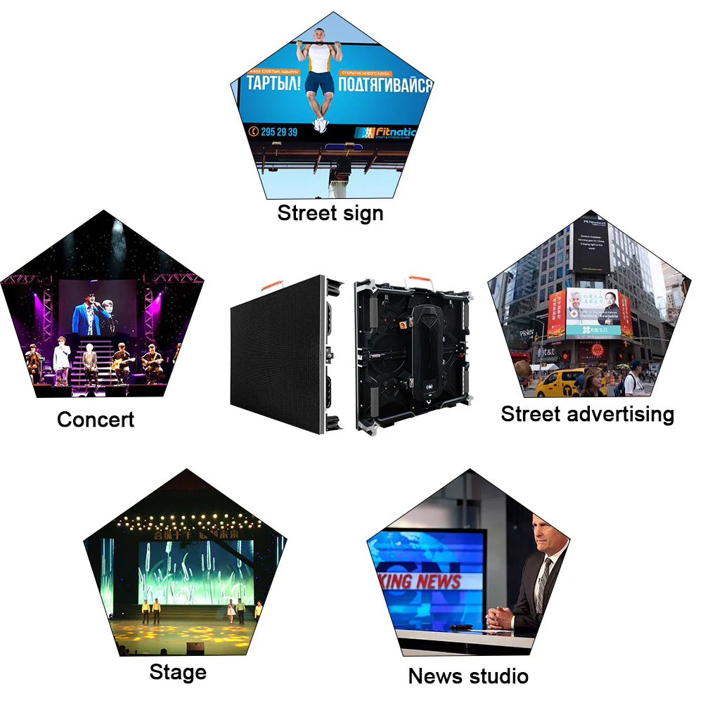 Tour Outdoor Rental LED Display 3.9/4.8/5.9 mm Pixel Pitch in 500x500mm Aluminum Cabinet - Image 5