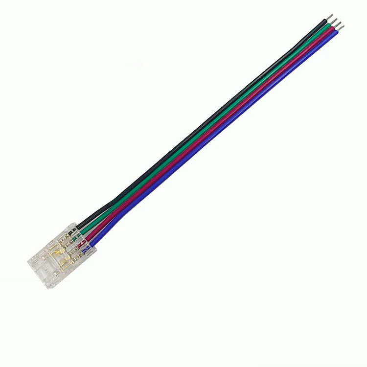 Transparent Crystal LED Strip Connectors – 10mm 4Pin Solderless Clips | Strip to Wire / Strip to Strip / Female Plug – Local Stock US/UK - Image 7