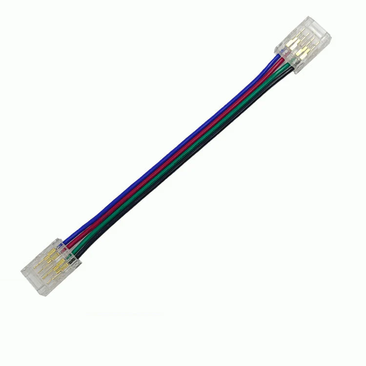 Transparent Crystal LED Strip Connectors – 10mm 4Pin Solderless Clips | Strip to Wire / Strip to Strip / Female Plug – Local Stock US/UK - Image 8