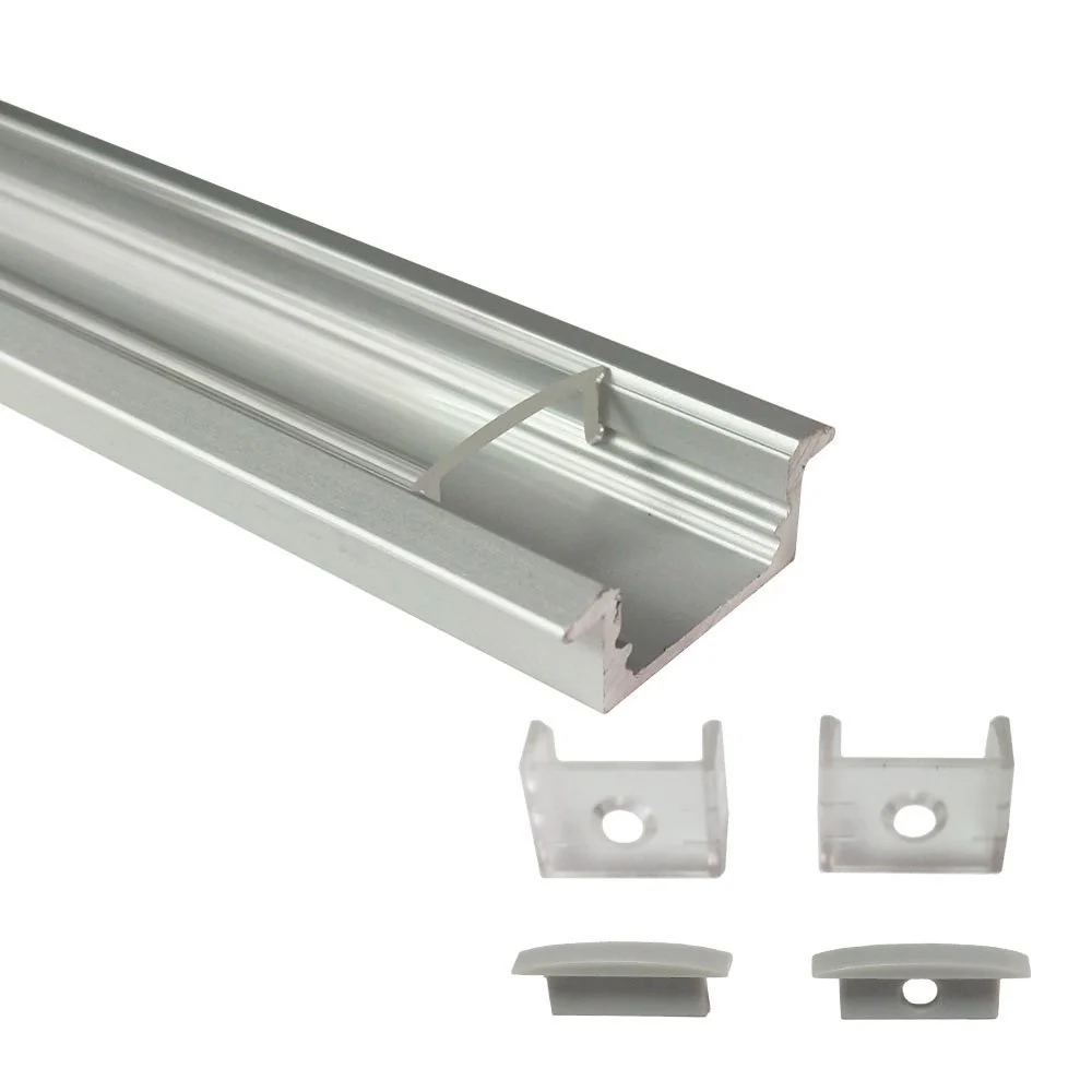 U Shape LED Channel U01-A – 12mm | Silver / Black | Milky White Cover | With Installation Accessories | – Heavy-Duty Aluminum Profile – 1m / 2m / 3m | 50 / 100-Pack - Image 12