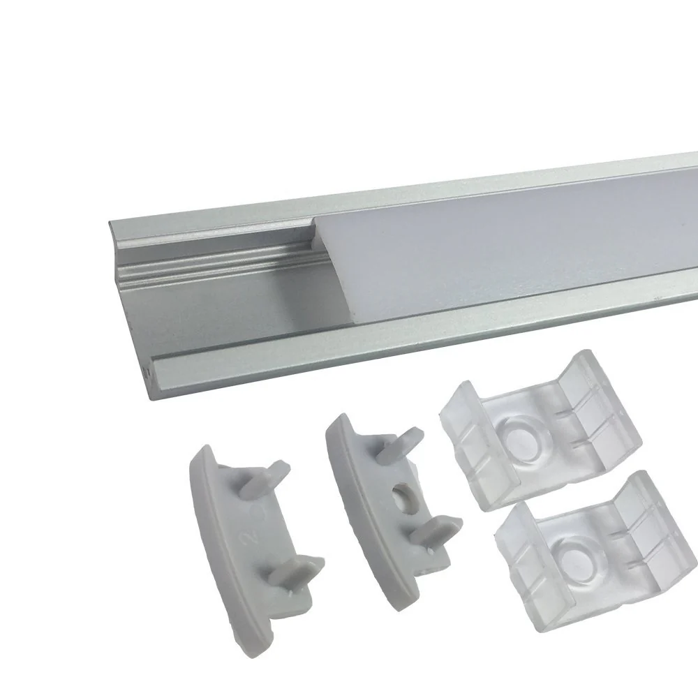 U Shape LED Channel U01-A – 12mm | Silver / Black | Milky White Cover | With Installation Accessories | – Heavy-Duty Aluminum Profile – 1m / 2m / 3m | 50 / 100-Pack - Image 13