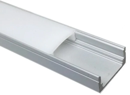 U Shape LED Channel U02-A – 12mm | Silver / Black | Milky White Cover | With Installation Accessories | – Heavy-Duty Aluminum Profile – 1m / 2m / 3m | 50 / 100-Pack - Image 9