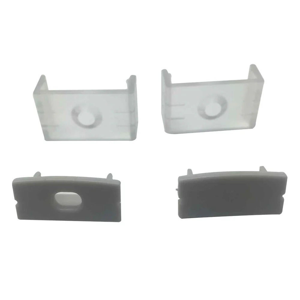 U Shape LED Channel U04-A – 20mm | Silver / Black | Milky White Cover | With Installation Accessories | – Heavy-Duty Aluminum Profile – 1m / 2m / 3m | 50 / 100-Pack - Image 9