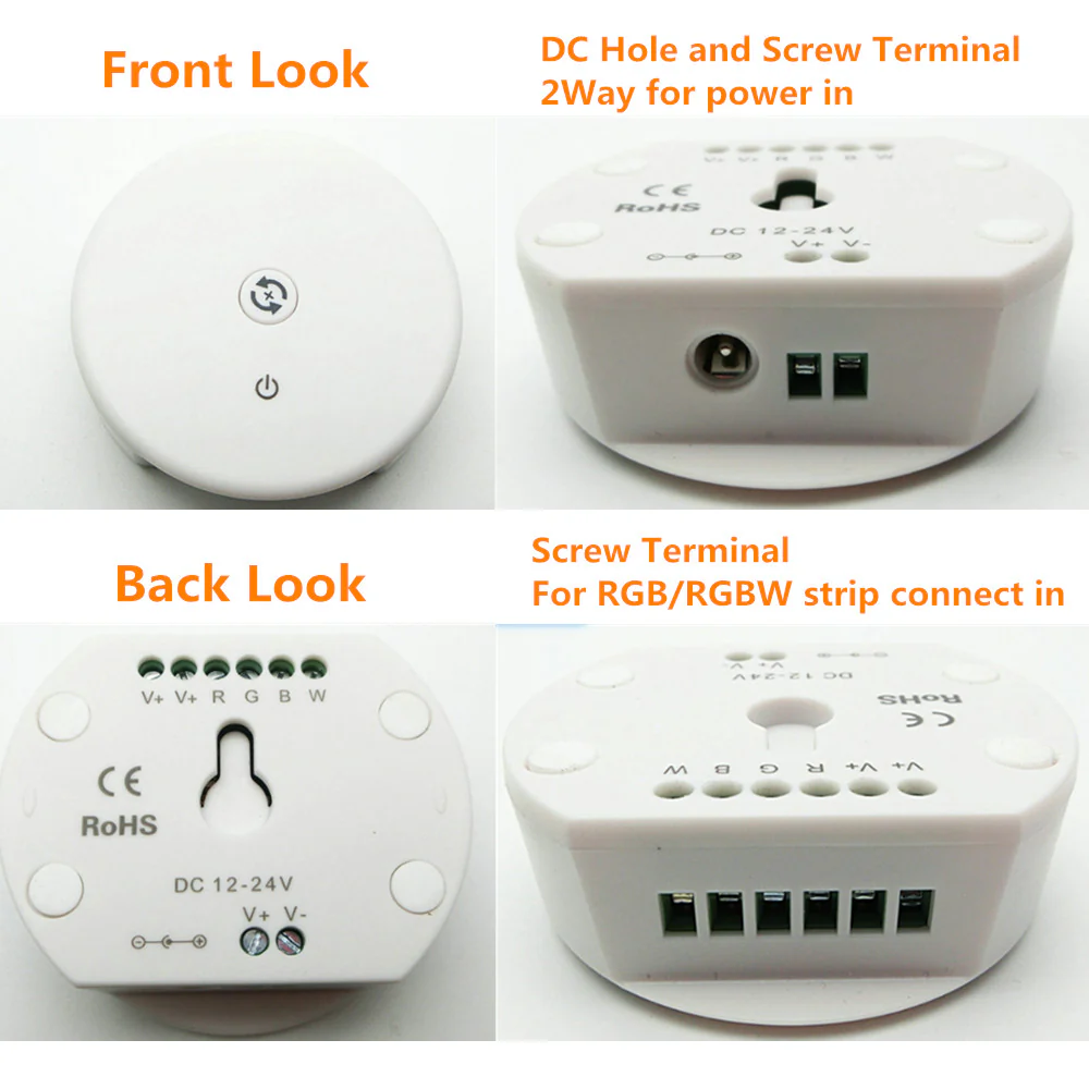 UFO WiFi Smart Phone App Controllable LED RGB / RGBW Controller | Wireless Controller for LED Flexible Strips - Image 2