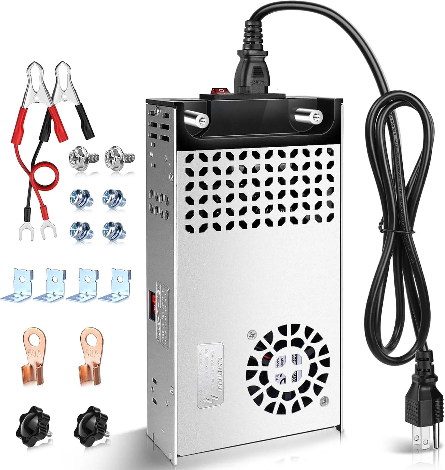 Upgrade 12V DC Switching Power Supply 360W–720W (30A–60A), AC 110/240V Input Converter & Transformer, Cooling Fan Design, LED Driver Adapter for Strip Lights, 3D Printer, Radio — US/UK/EU Plug Options, CE/FCC/RoHS Certified - Image 14