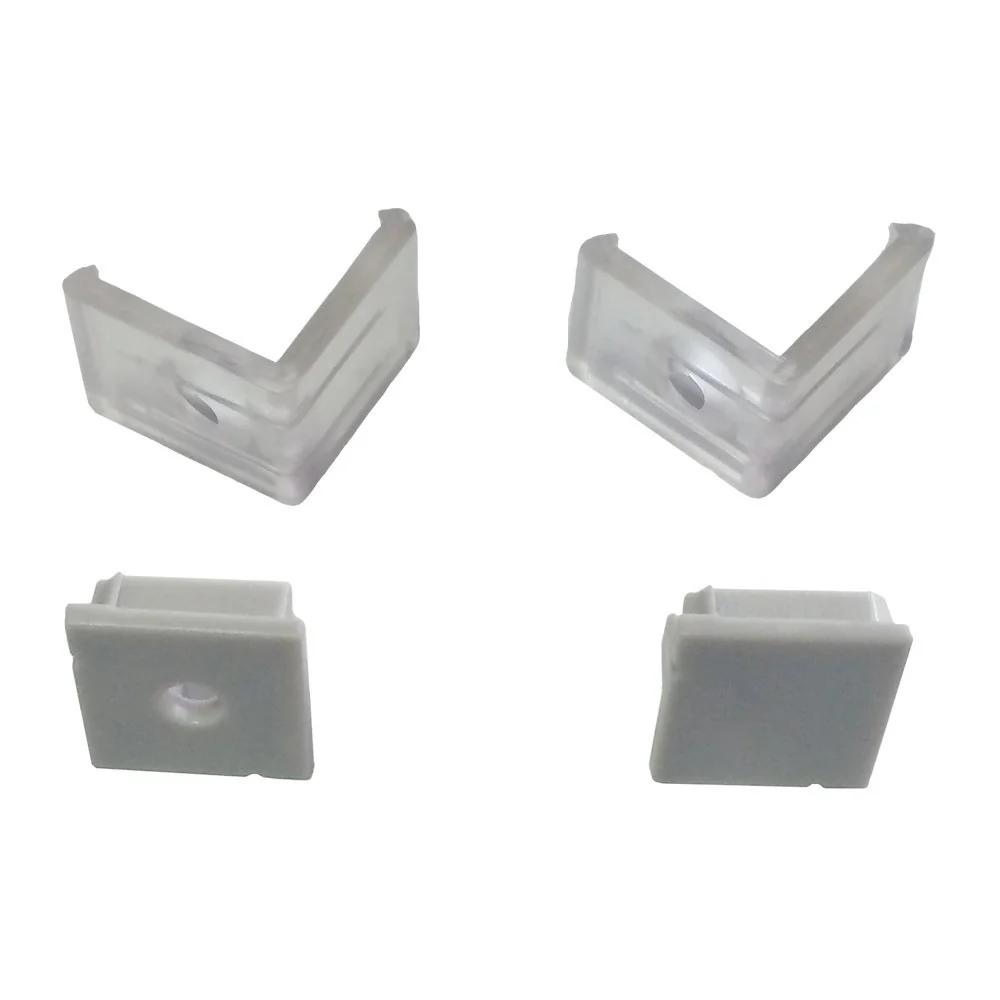 V Shape LED Channel V01-A – 12mm | Silver / Black | Milky White Cover | With Installation Accessories | – Heavy-Duty Aluminum Profile – 1m / 2m / 3m | 50 / 100-Pack - Image 11